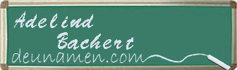 Adelind Bachert Visitenkarte
